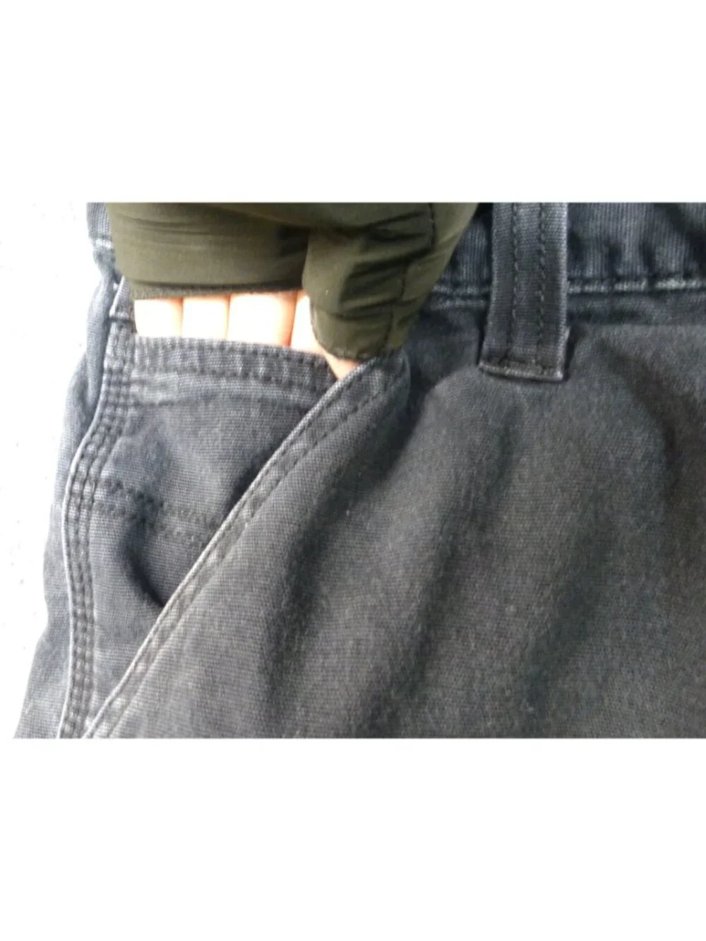 Carhartt Rugged Flex Relaxed Fit Rigby Dungaree Work Pants Mens 48x30 Gray Workw - Picture 7 of 15